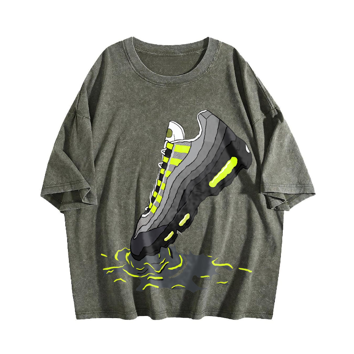 Am 95 Big Bubble Neon Yellow Black Cool Grey 2026 Og product image 4