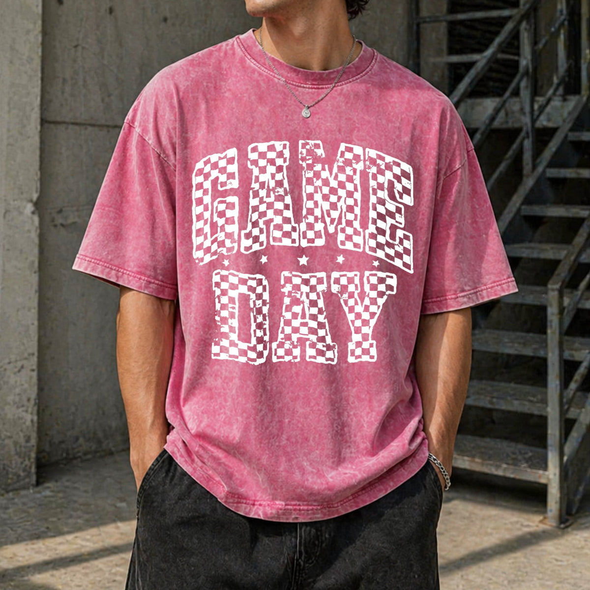 Checkered Game Day With Baseball Vibes Sports Mom Vintage product image 14