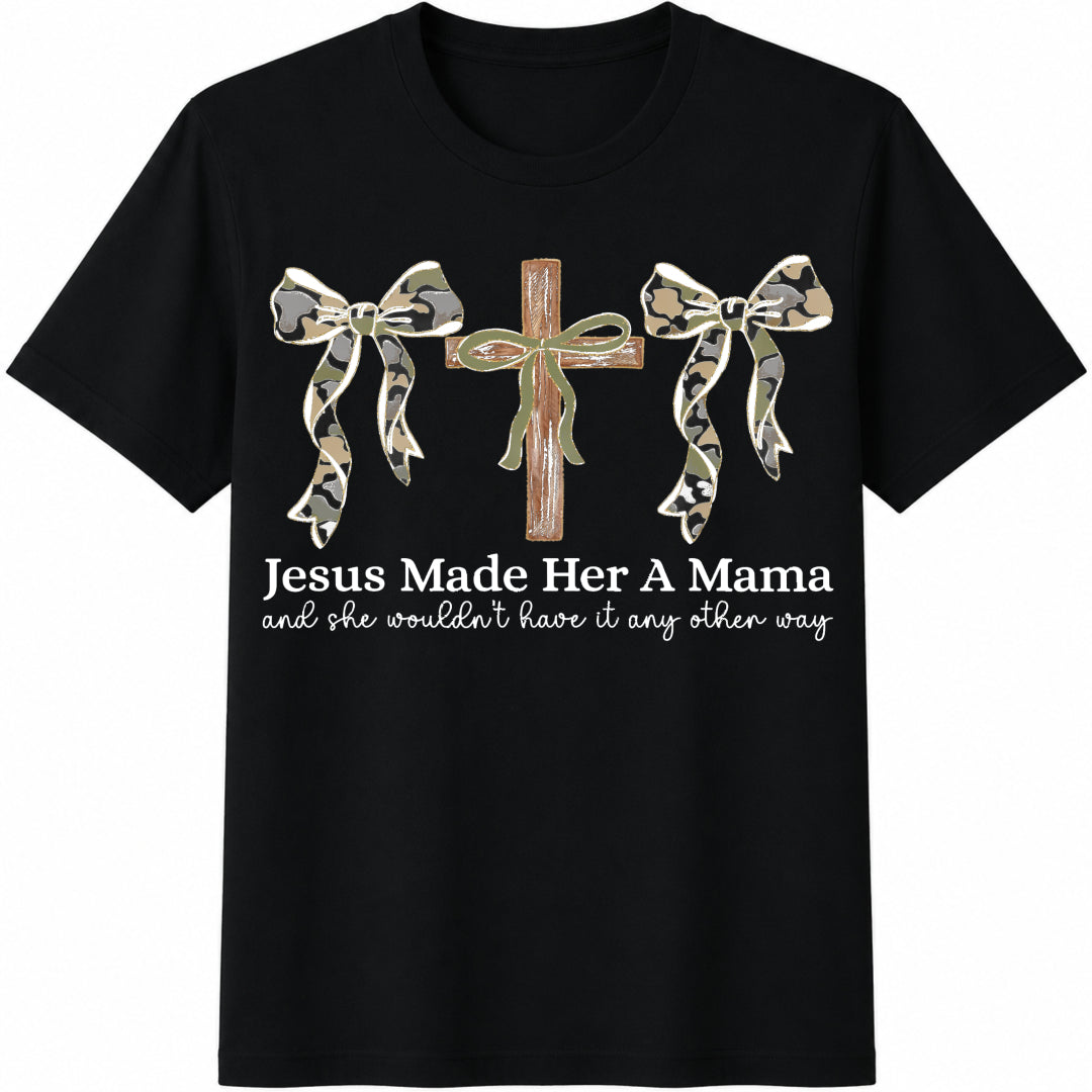 Jesus Made Her A Mama Goose Cotton T-Shirt product image 1