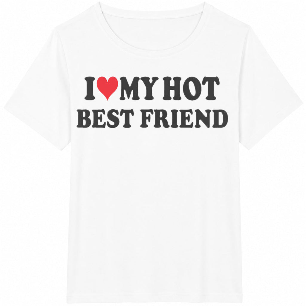 I Love My Best Friend Cotton T-Shirt product image 2