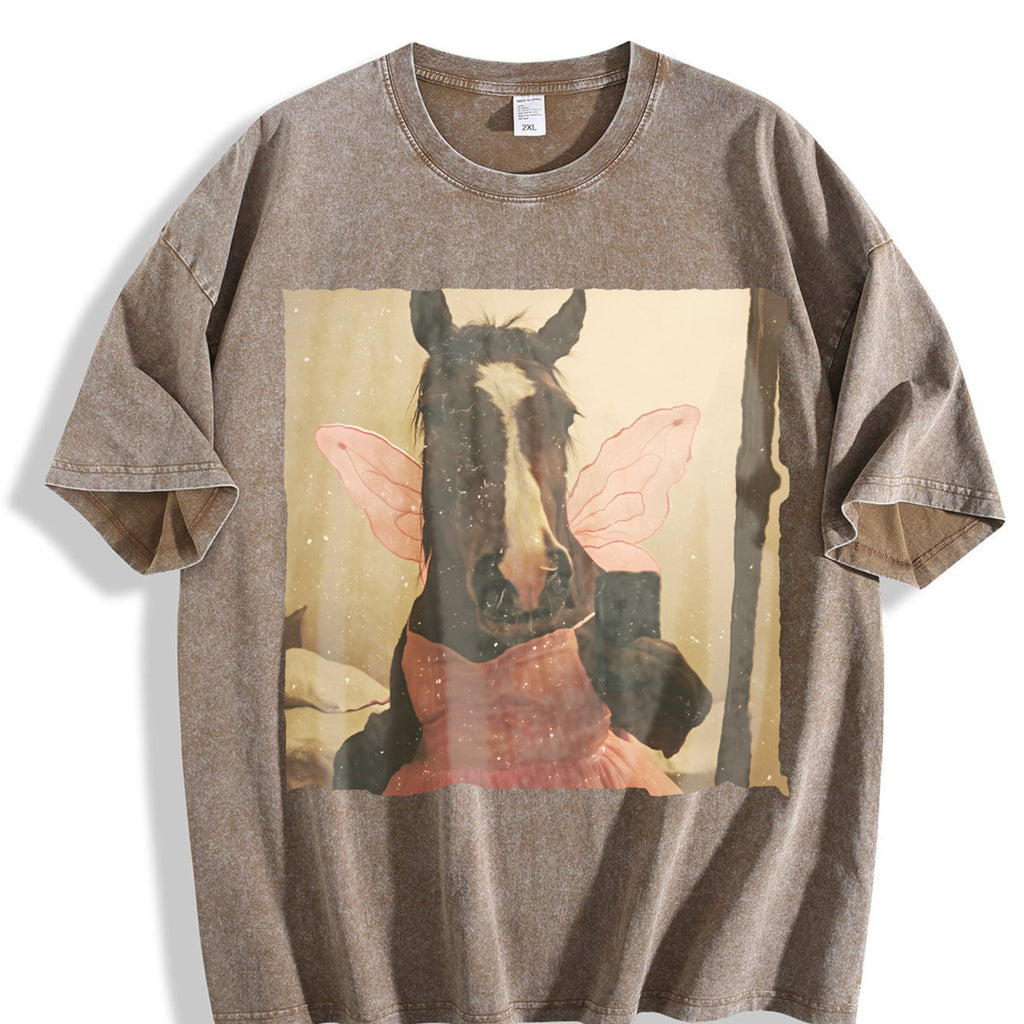 Patterned Vintage Washed T-Shirt product image 3