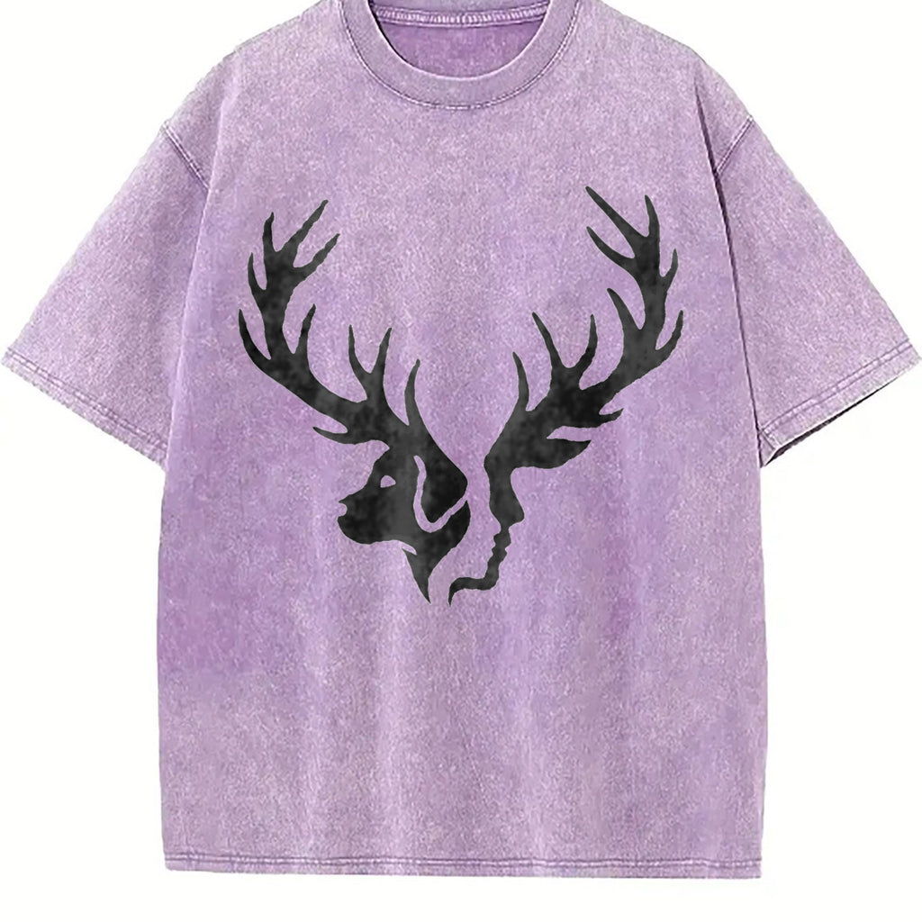 Effortless Chic Explorer Statement : Two Deer Heads Vintage product image 6