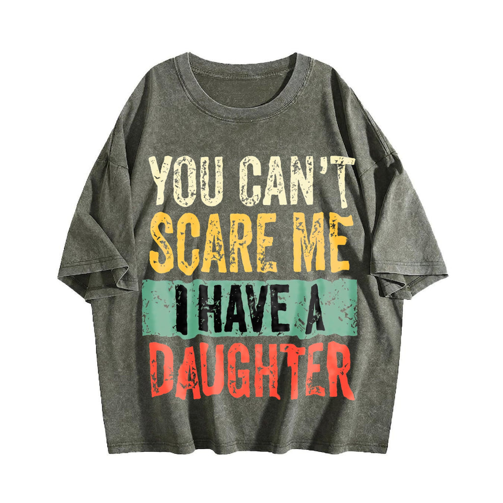 You Can't Scare Me Vintage Washed T-Shirt product image 4