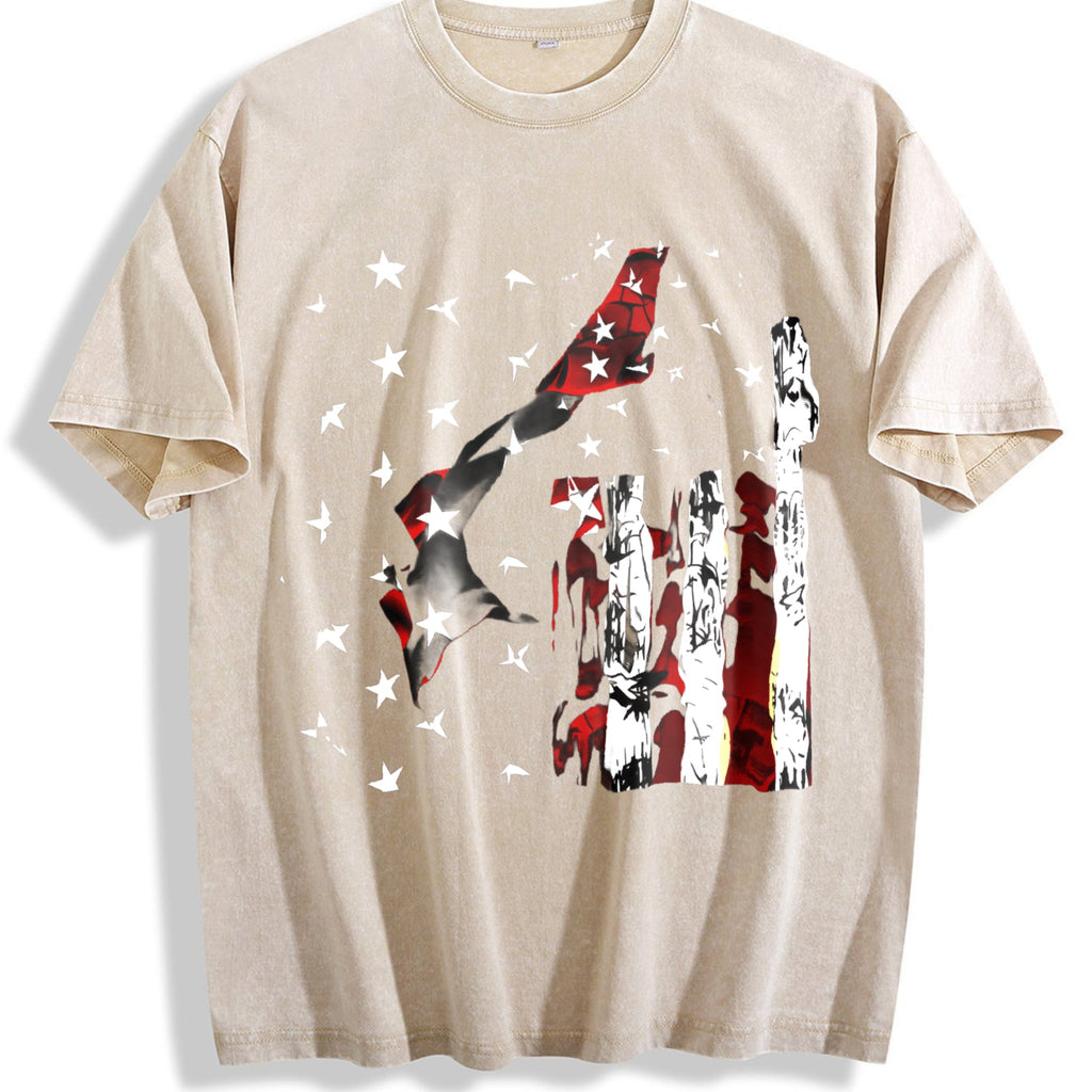 American Flag Vintage Washed T-Shirt product image 1