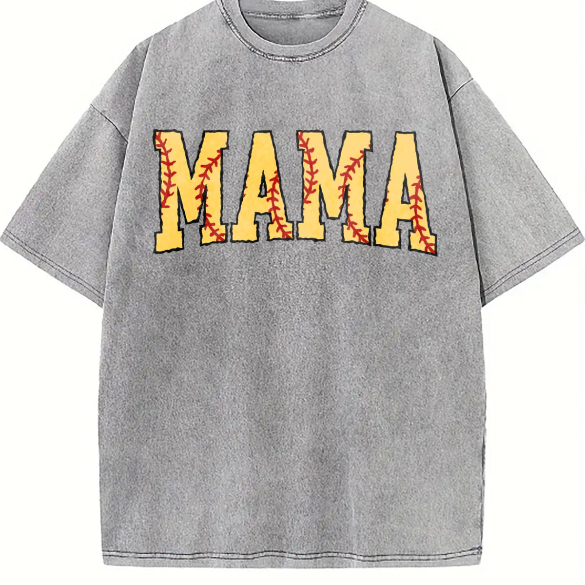 Cute Softball Mama Vintage Washed T-Shirt product image 5