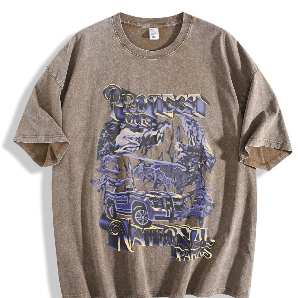 Protect Our National Parks Vintage Washed T-Shirt product image 3