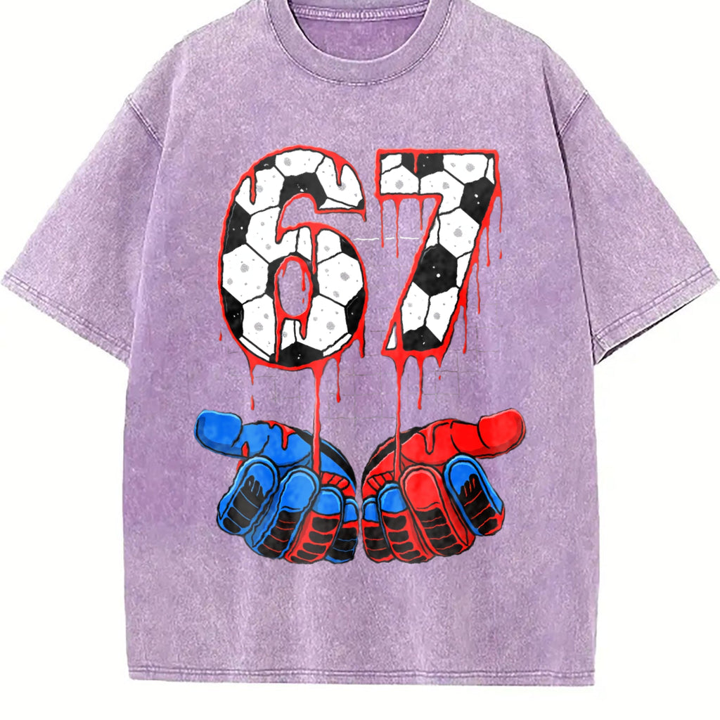Global Soccer Fan Vintage Washed T-Shirt product image 6