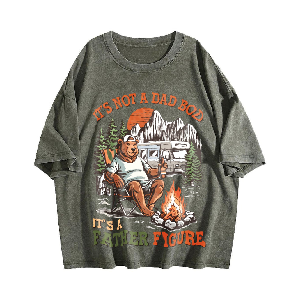 Funny Dad Vintage Washed T-Shirt product image 4
