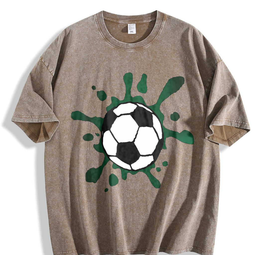 Global Soccer Fan Vintage Washed T-Shirt product image 3