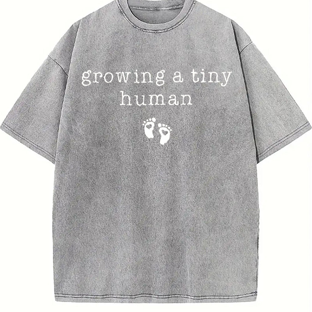 Cute Pregnancy Vintage Washed T-Shirt product image 5
