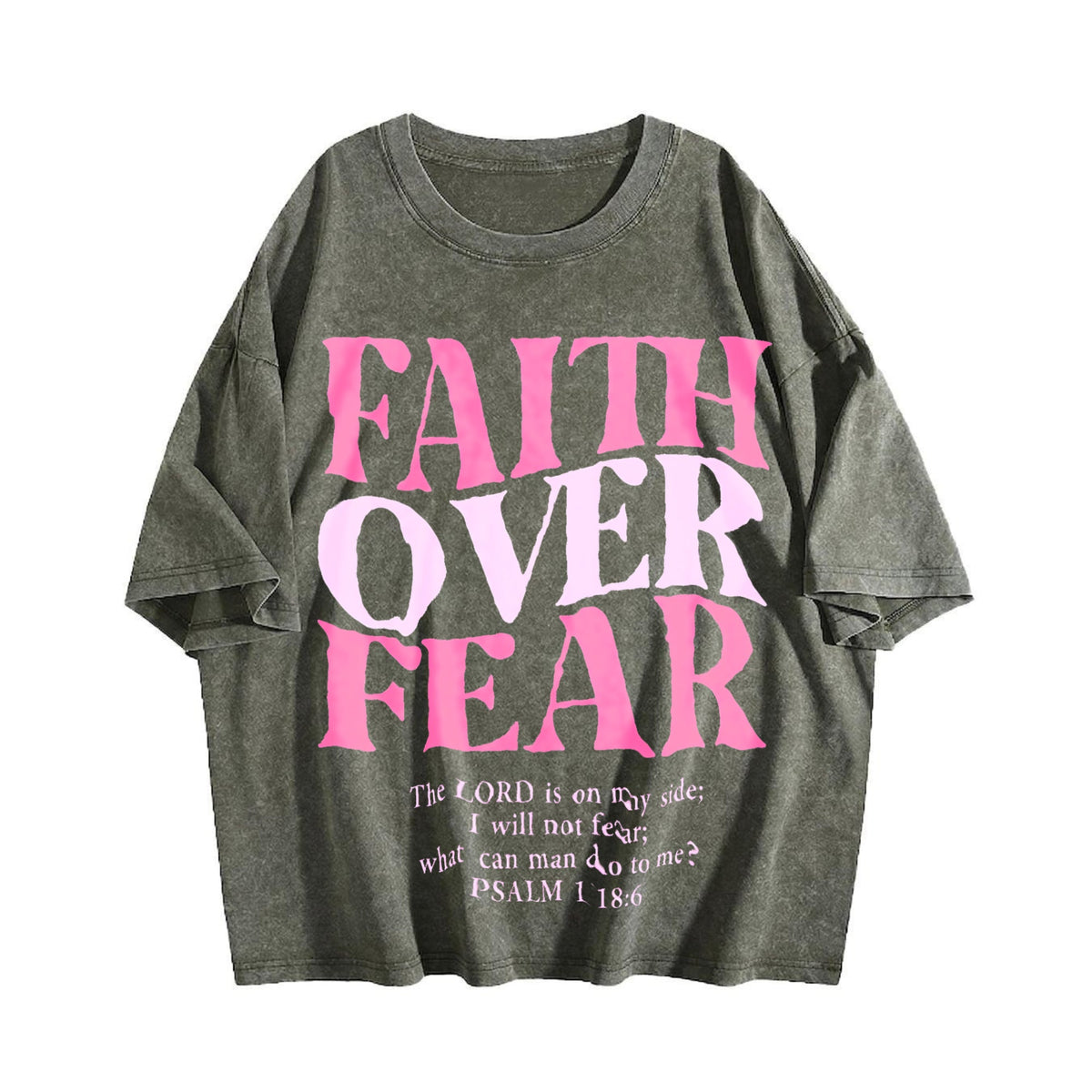 Faith Over Fear - For Lovers - Gym With Bold Slogan Vintage product image 4