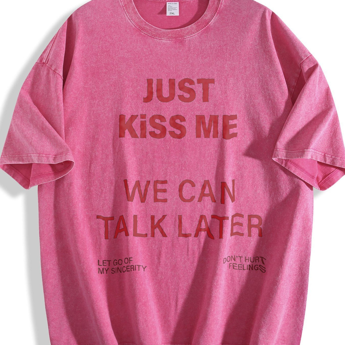 Just Text Vintage Washed T-Shirt product image 7