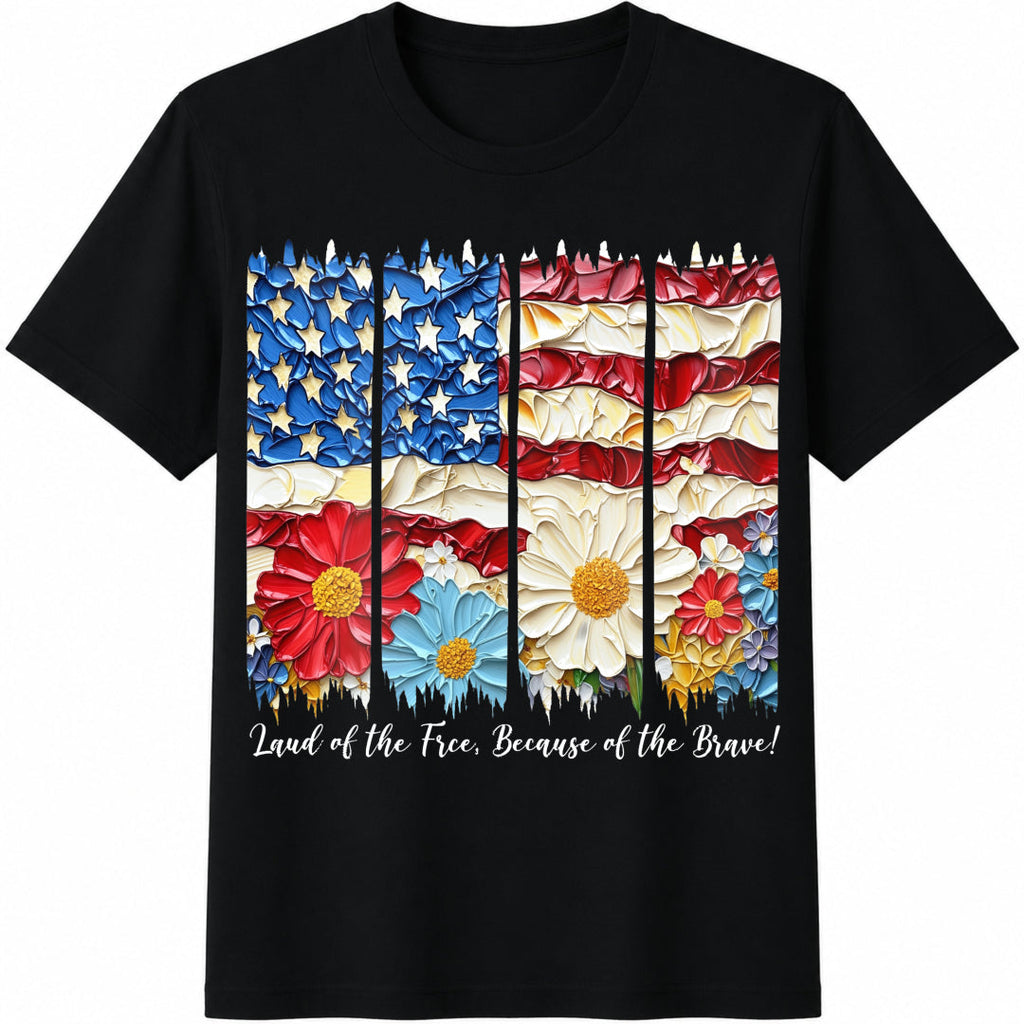 American Flag Cotton T-Shirt product image 1