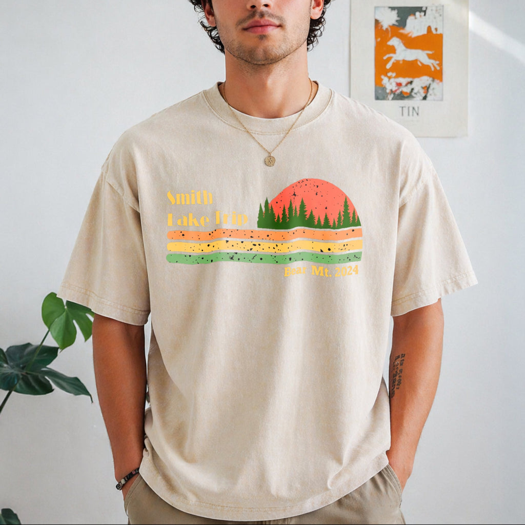 Camping Vintage Washed T-Shirt product image 1