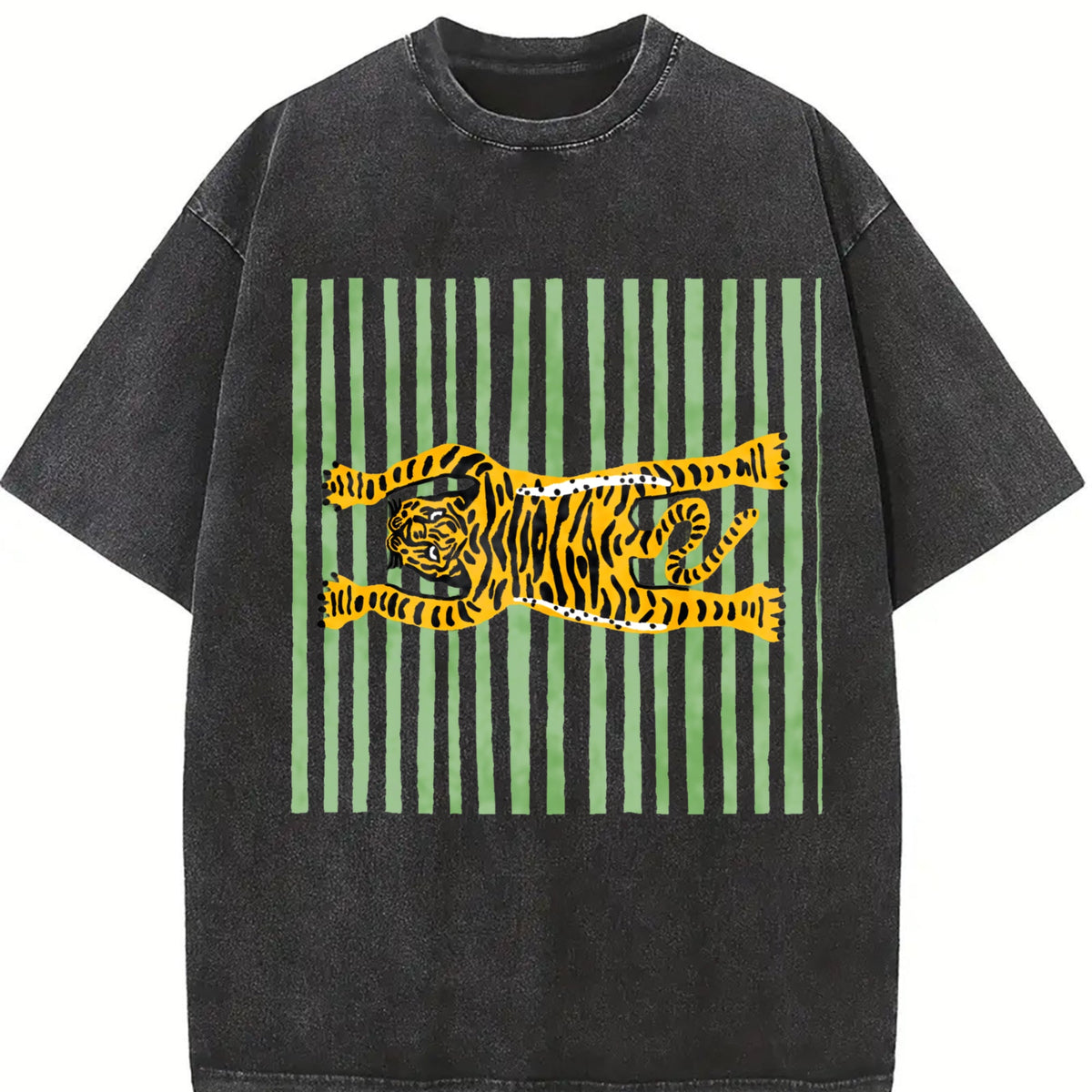Tiger Beach Towel: Tropical Poolside Blanket Vintage Washed T-Shirt