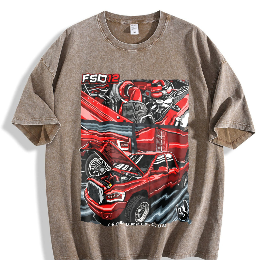 Red Truck Build Blend For Diesel Builders Vintage Washed product image 3