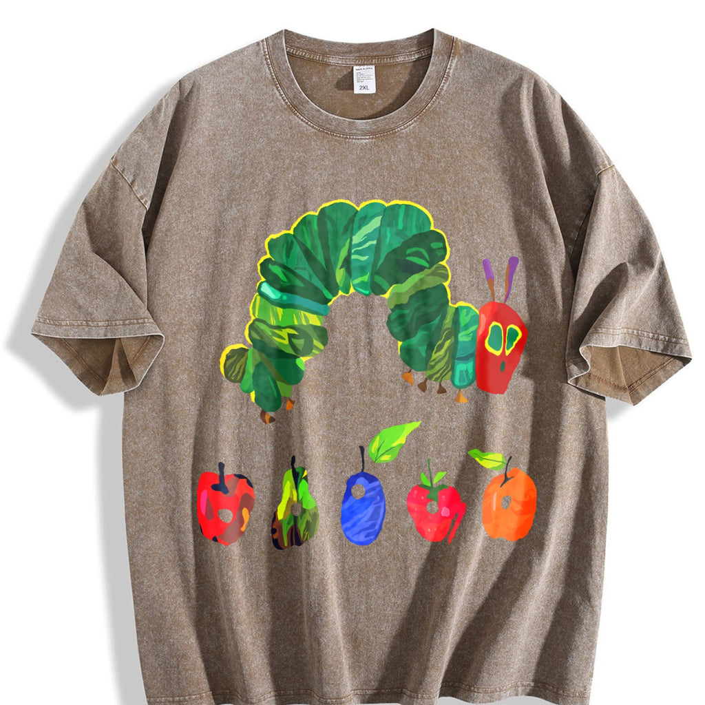 Very Hungry Caterpillar Two-sided Vintage Washed T-Shirt product image 3
