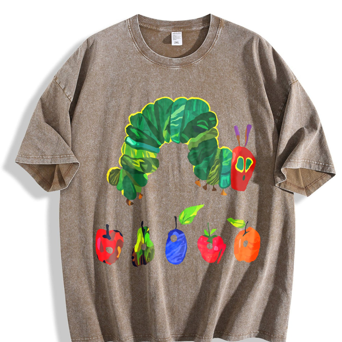 Very Hungry Caterpillar Two-sided Vintage Washed T-Shirt product image 3