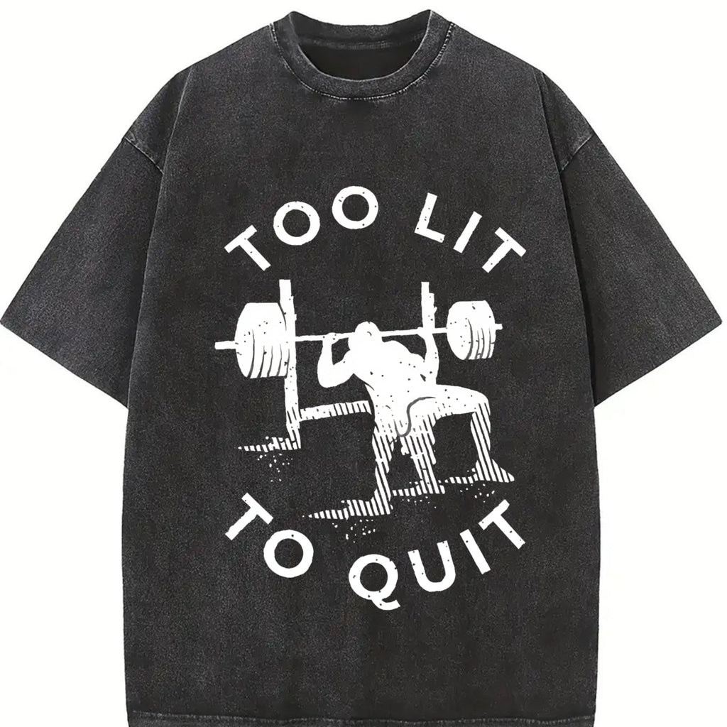 Gym Motivation Vintage Washed T-Shirt product image 2