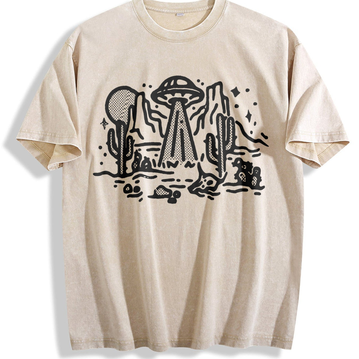 UFO Desert 90s Vintage Washed T-Shirt product image 1