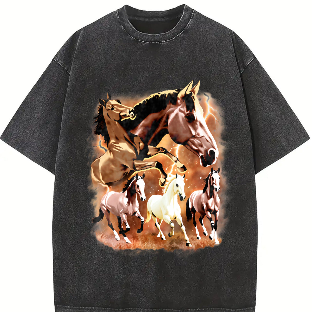 Wild Horses Vintage Washed T-Shirt product image 2