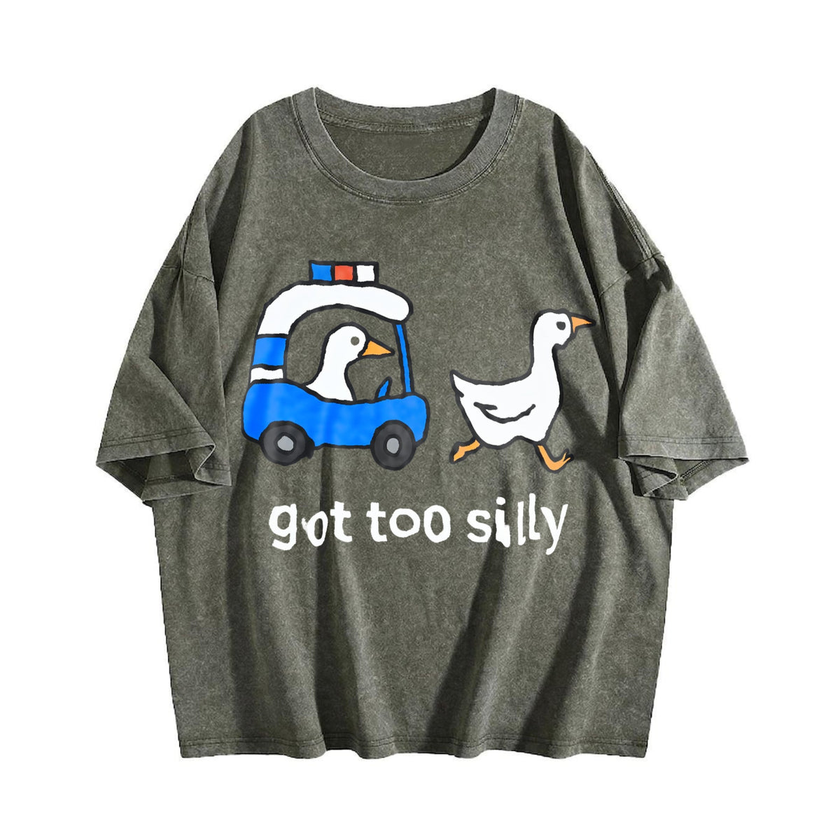 100 Silly Goose Police Chase Got Too Meme Funny Vintage product image 4