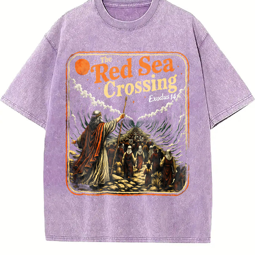 Red Sea Crossing Moses Christian Bible Story Faith Vintage product image 6