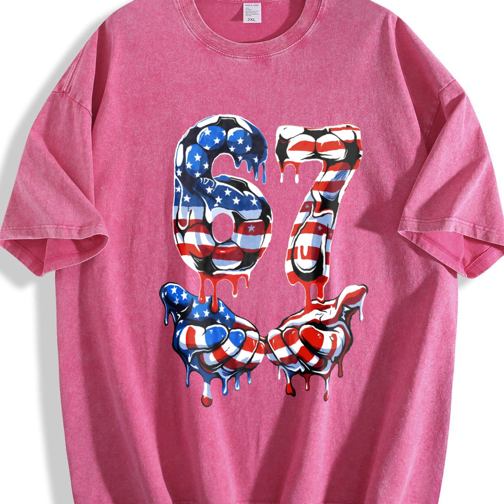 Global Soccer Fan Vintage Washed T-Shirt product image 7