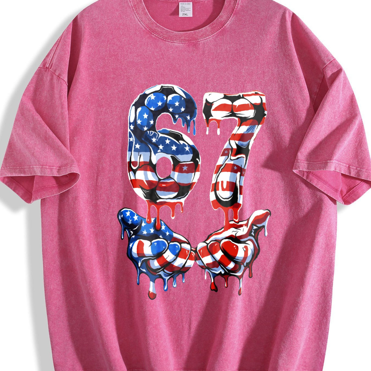 Global Soccer Fan Vintage Washed T-Shirt product image 7