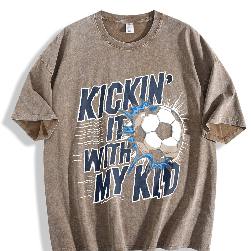 Global Soccer Fan Vintage Washed T-Shirt product image 3