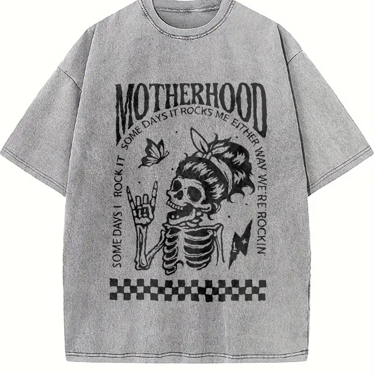 Motherhood: Sometimes I Rock It Vintage Washed T-Shirt product image 5