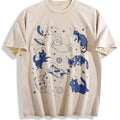 Cats In Space With Stars And Planets 90s Vintage Washed product image 1