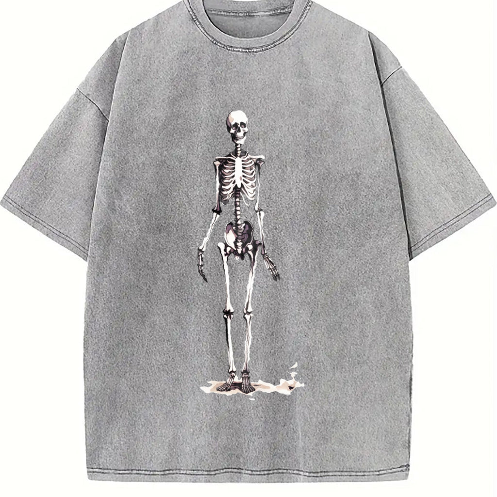 Skeleton 90s Vintage Washed T-Shirt product image 5