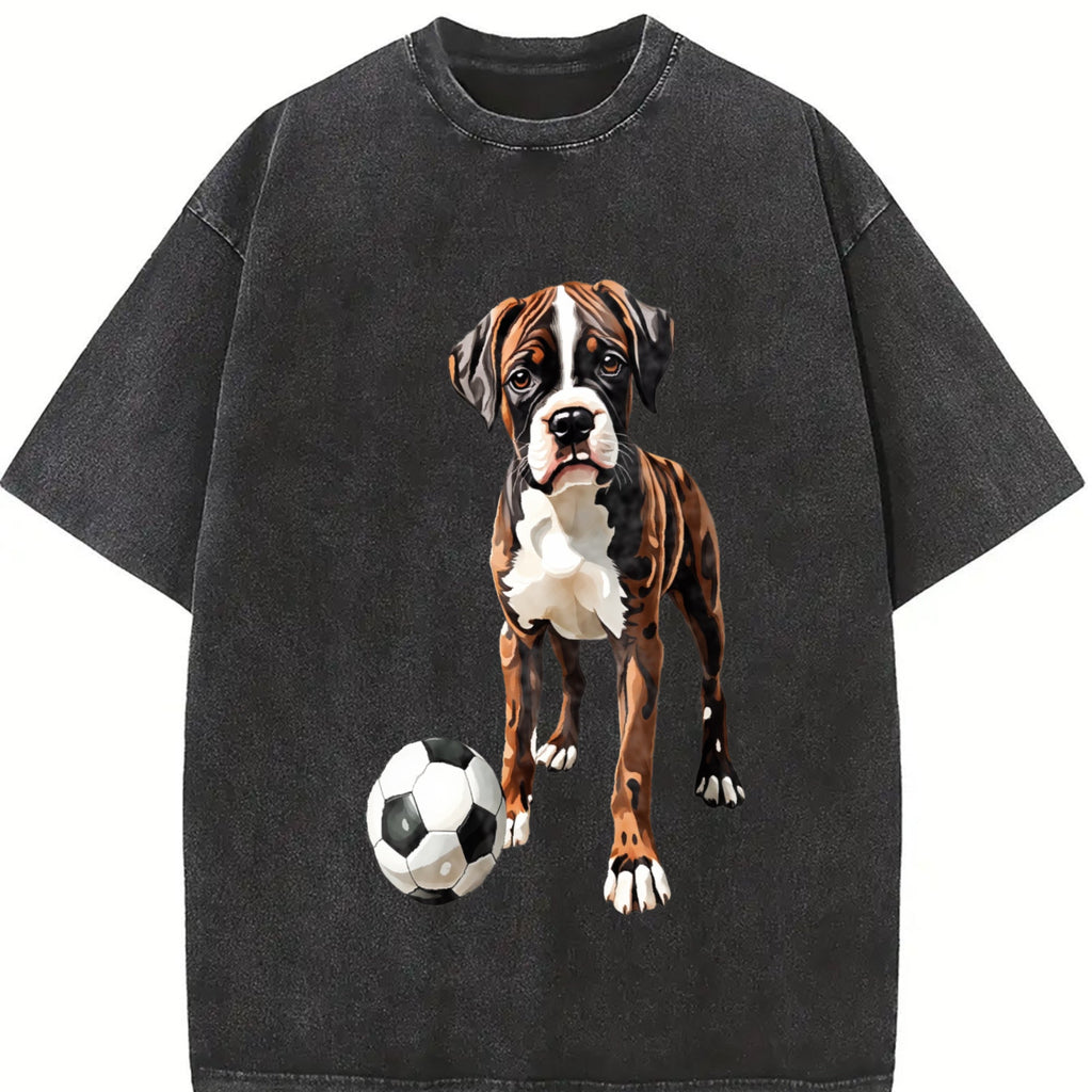 Global Soccer Fan Vintage Washed T-Shirt product image 2