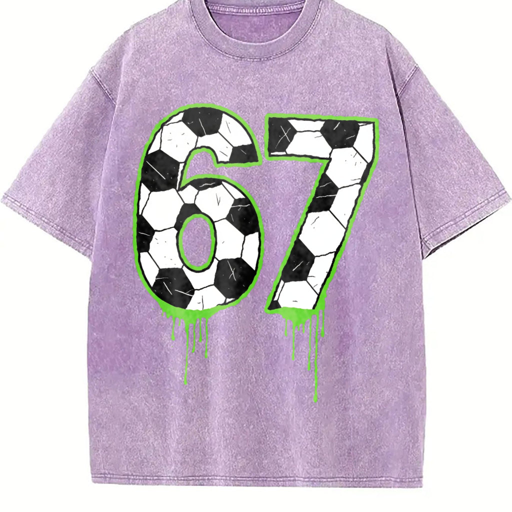 Global Soccer Fan Vintage Washed T-Shirt product image 6