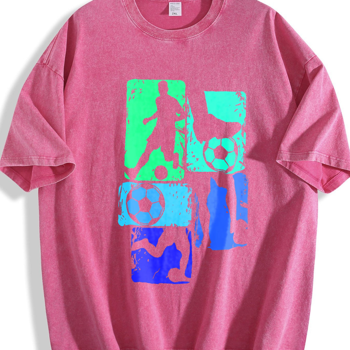 Global Soccer Fan Vintage Washed T-Shirt product image 7