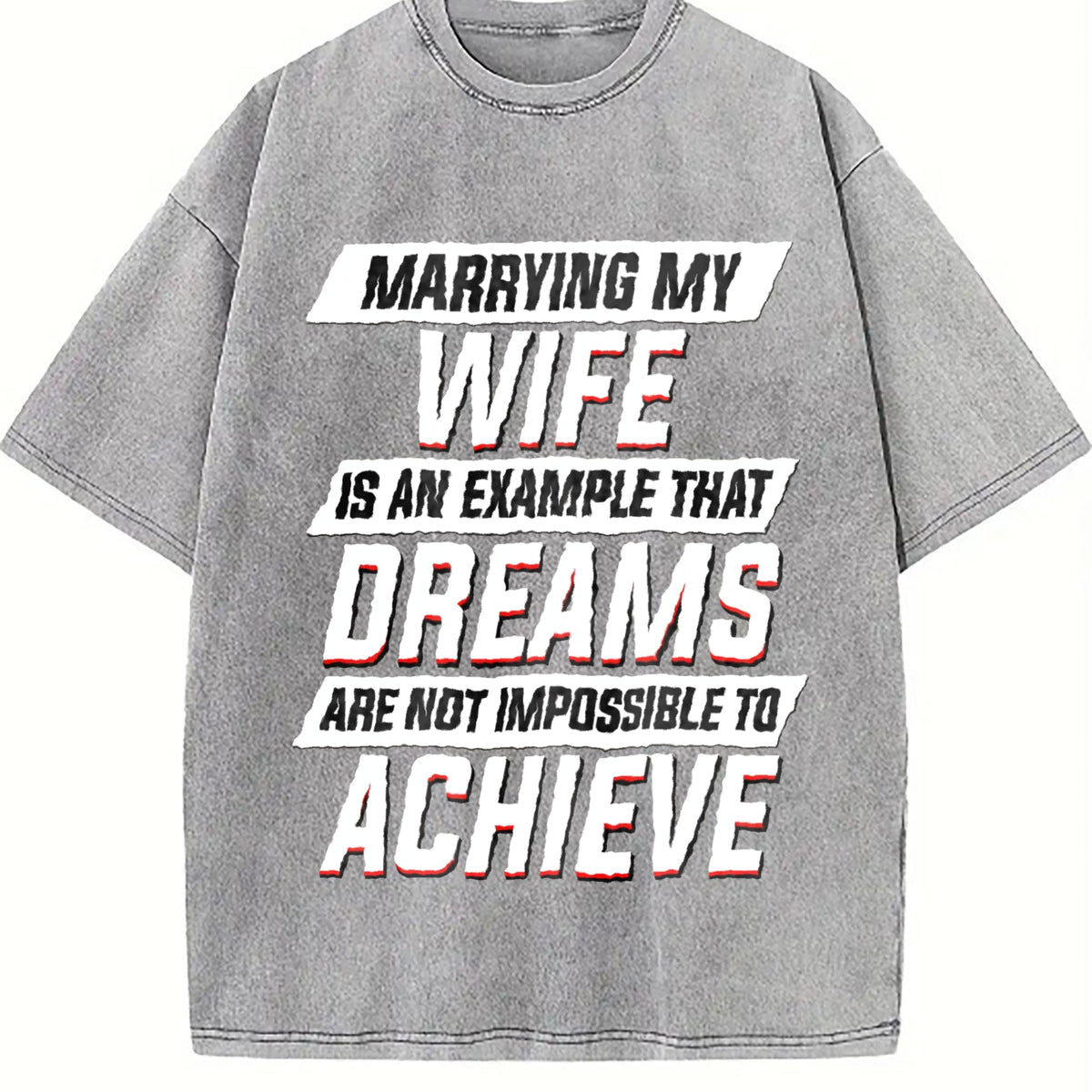 Funny Daughter Wife Slogan Vintage Washed T-Shirt product image 5