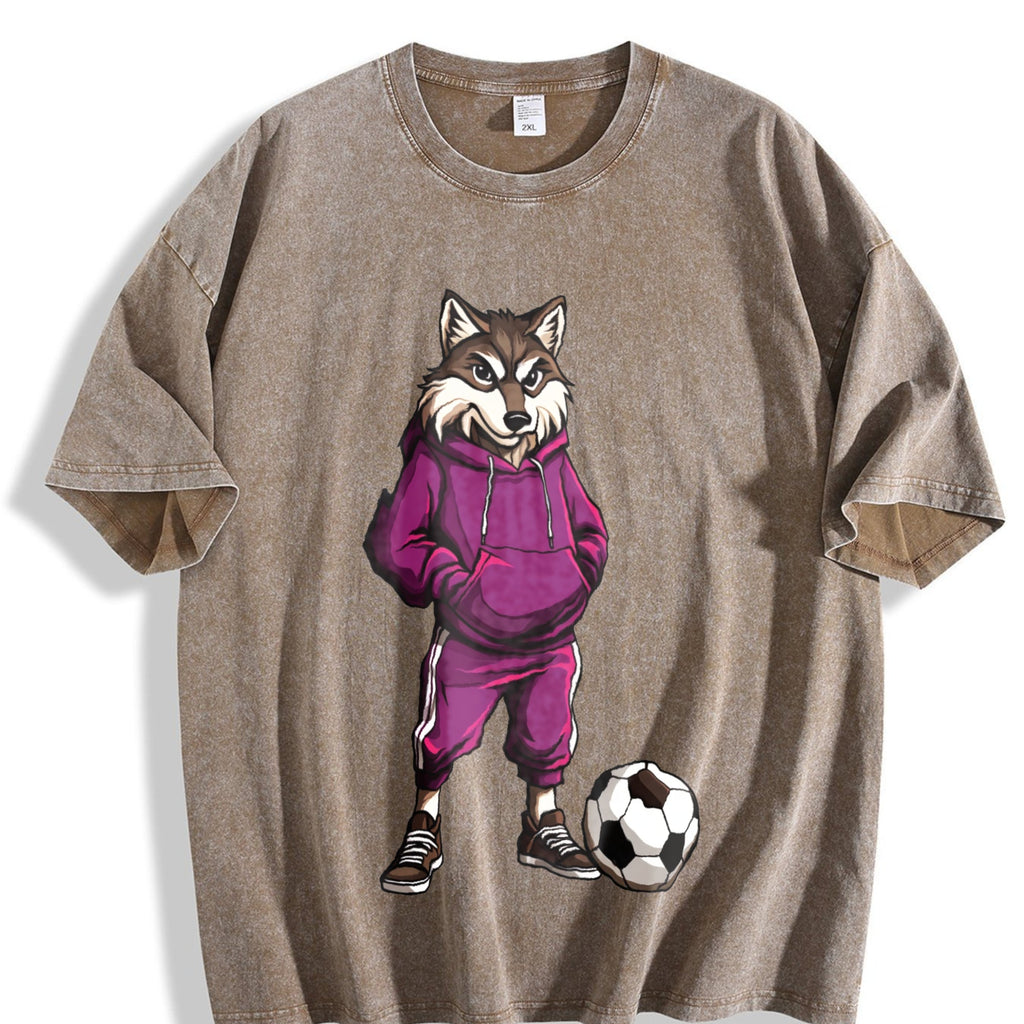 Global Soccer Fan Vintage Washed T-Shirt product image 3