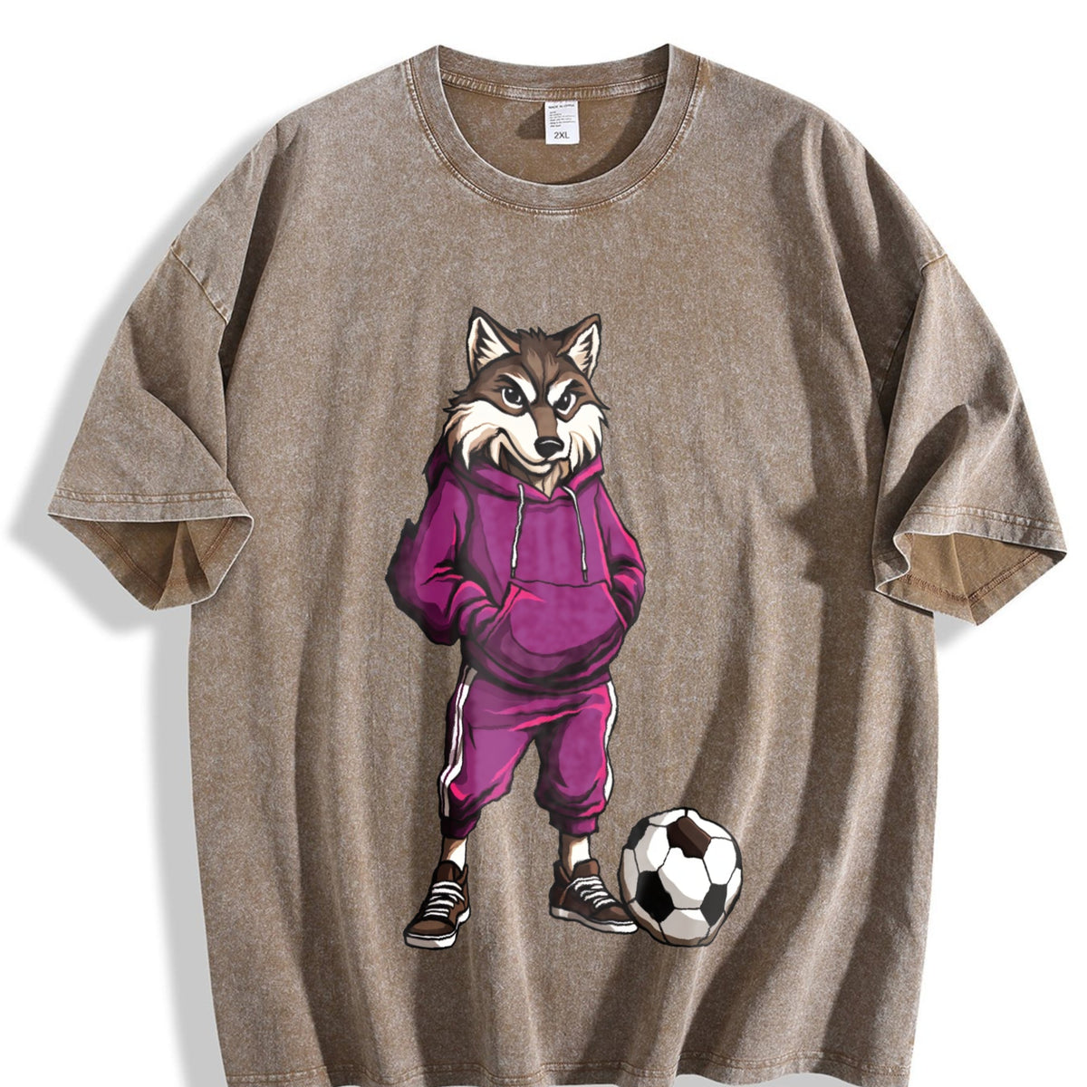 Global Soccer Fan Vintage Washed T-Shirt product image 3