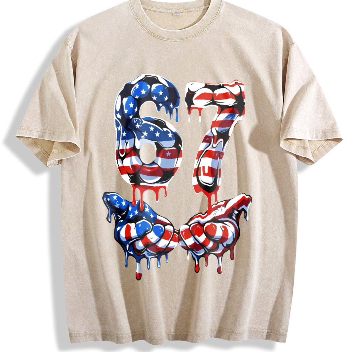Global Soccer Fan Vintage Washed T-Shirt product image 1