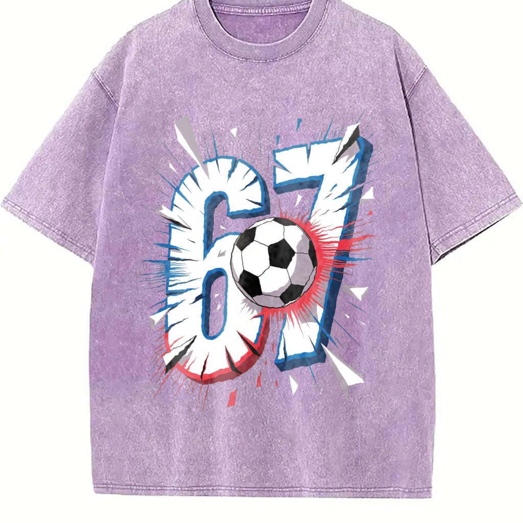 Global Soccer Fan Vintage Washed T-Shirt product image 6