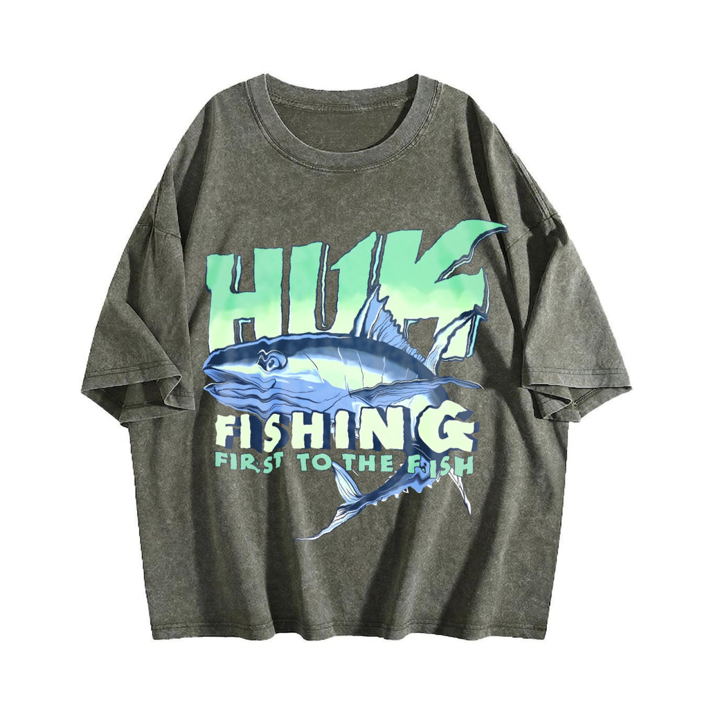 Fishing Vintage Washed T-Shirt product image 4