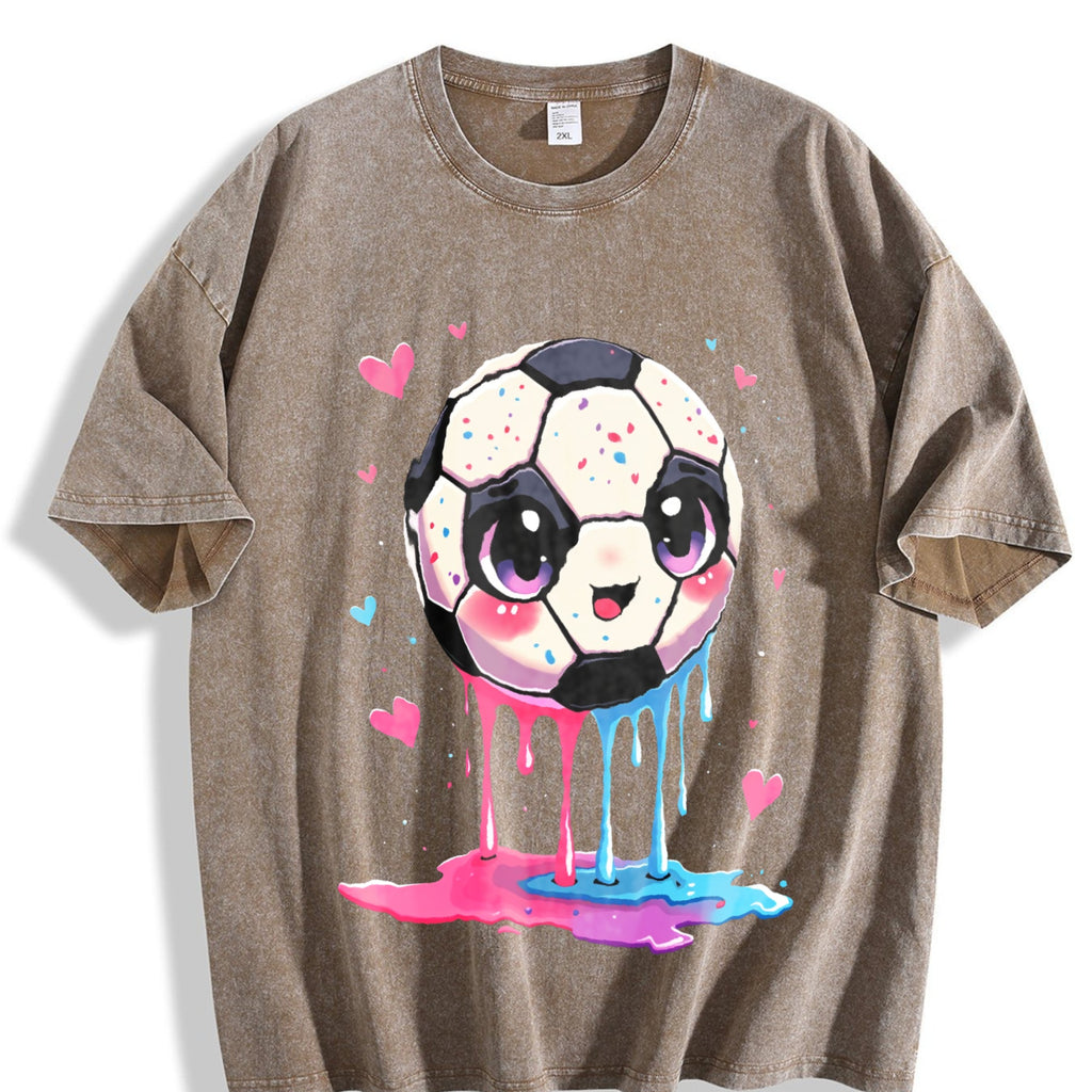Global Soccer Fan Vintage Washed T-Shirt product image 3
