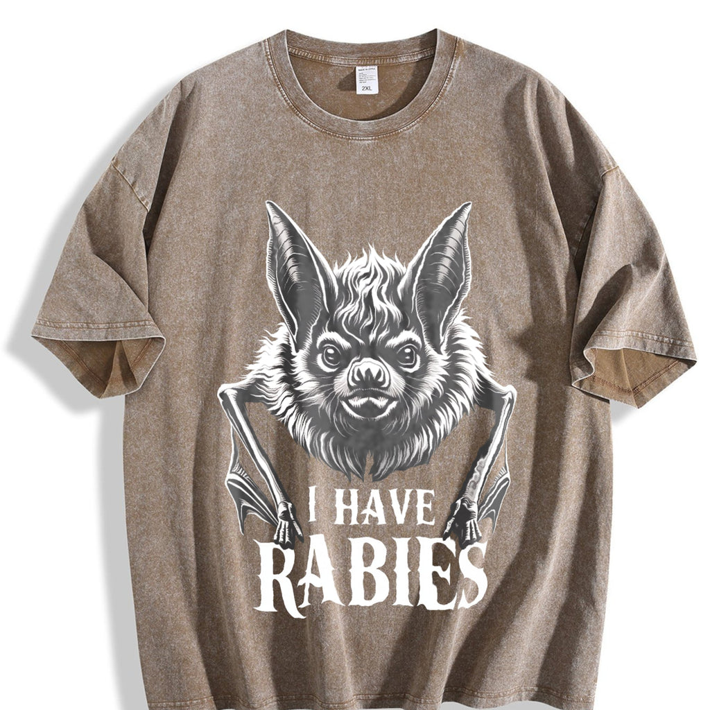 I Have Rabies Vintage Washed T-Shirt product image 3