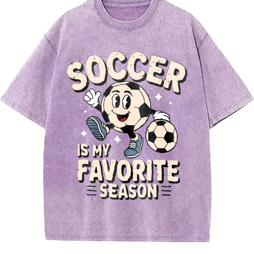 Global Soccer Fan Vintage Washed T-Shirt product image 6