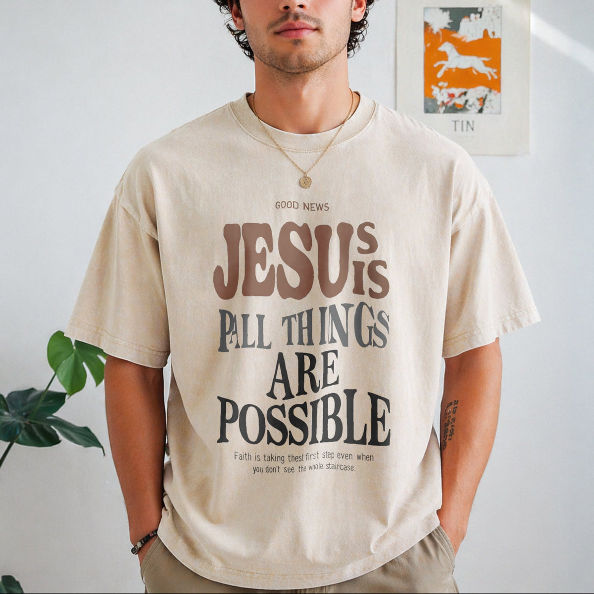 3 Pack Christian Faith Cross God Summer Set Vintage Washed product image 8