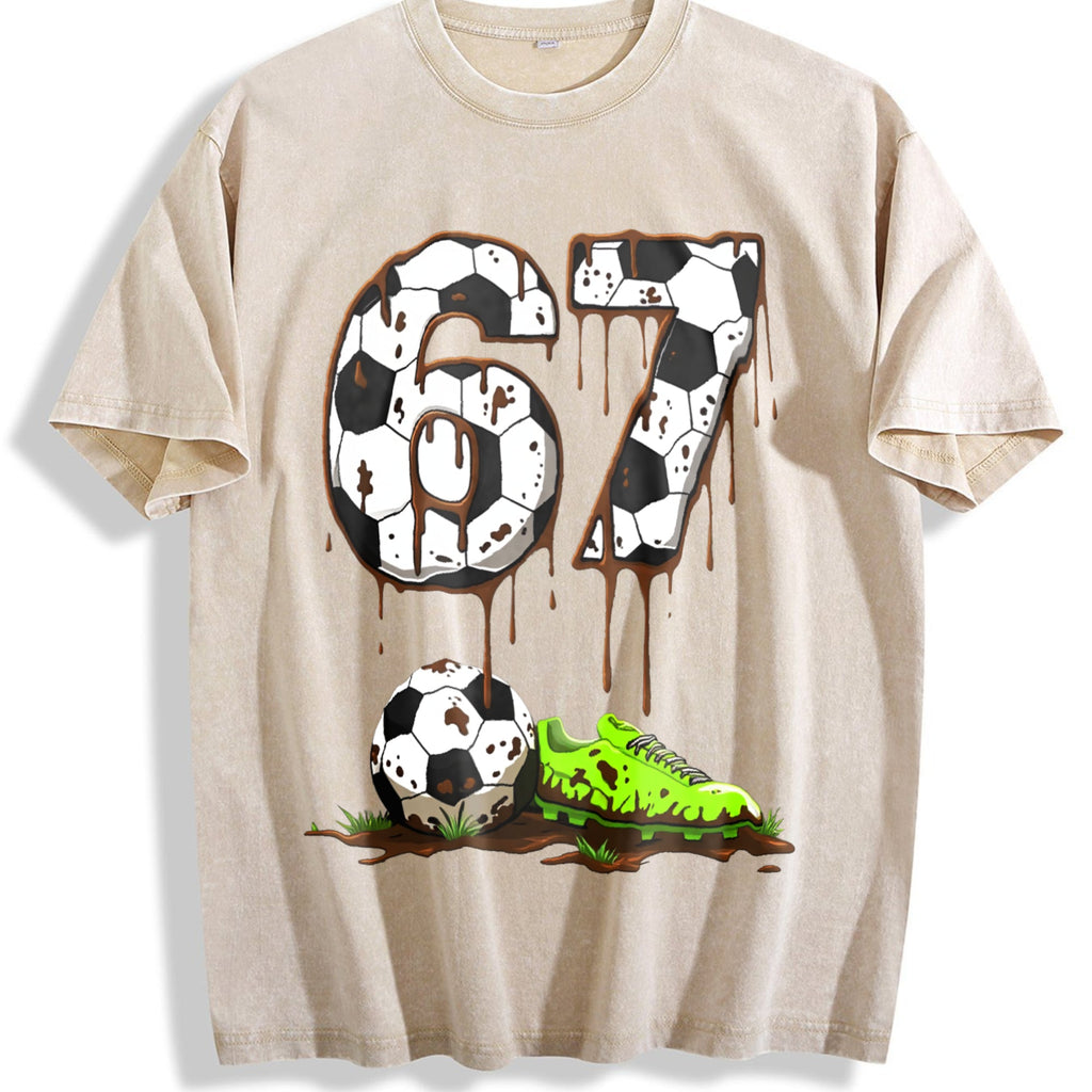 Global Soccer Fan Vintage Washed T-Shirt product image 1