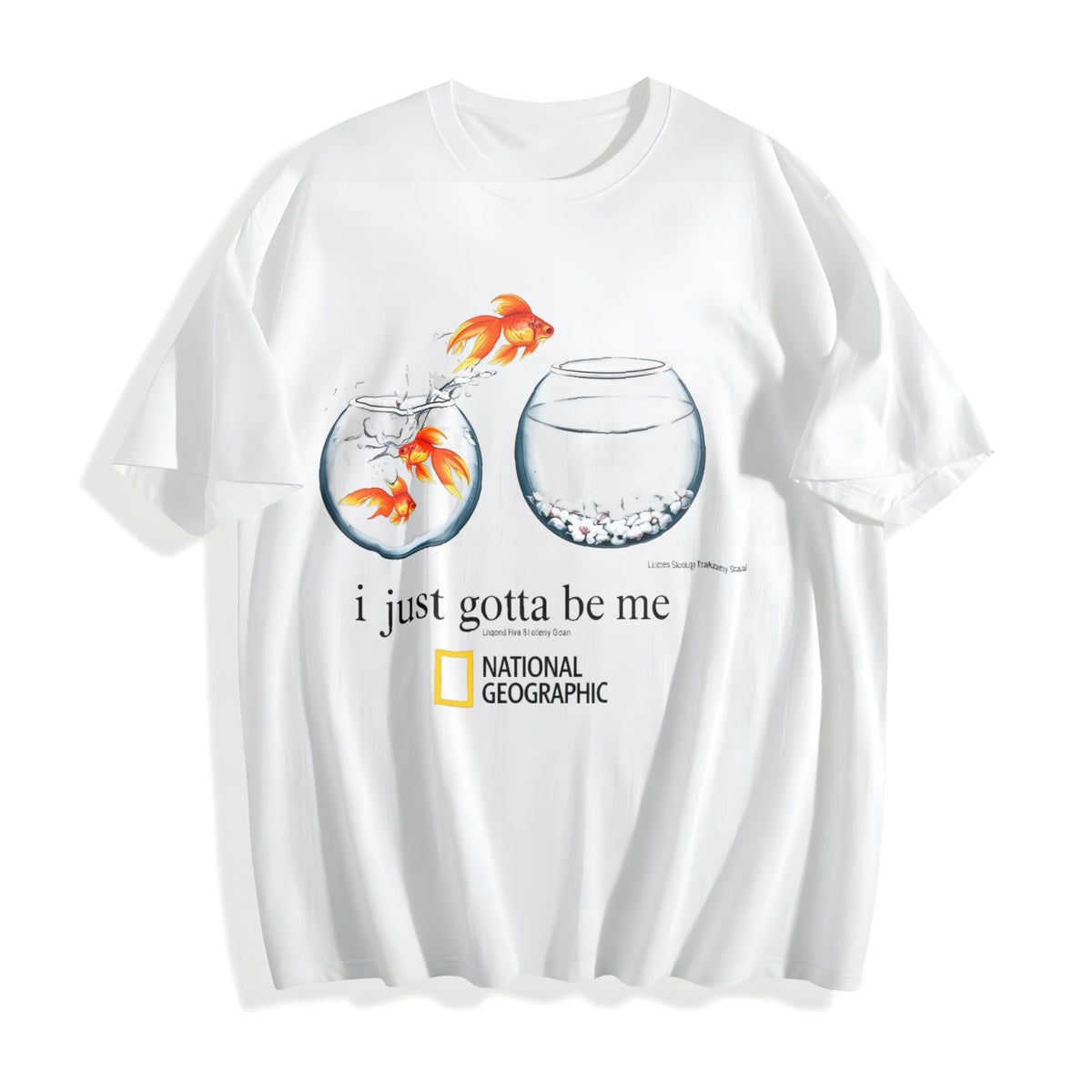 I Just Gotta Be Me Goldfish Cotton T-Shirt product image 2