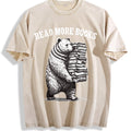 Funny Read More Books Bear 90s Vintage Washed T-Shirt product image 1