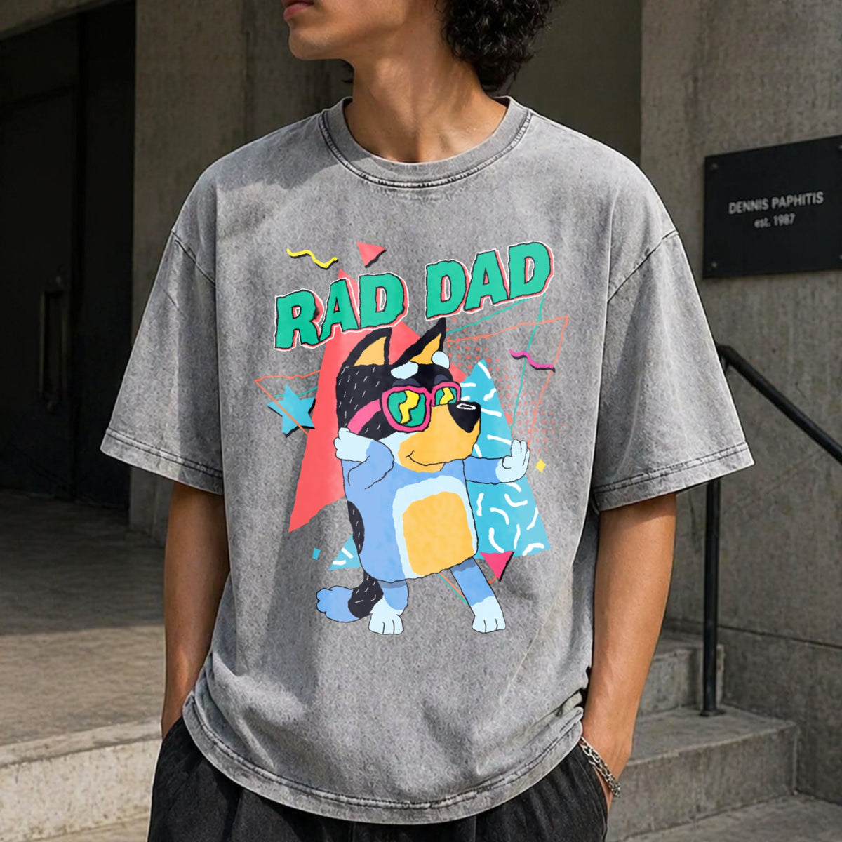Rad Dad Vintage Washed T-Shirt product image 5